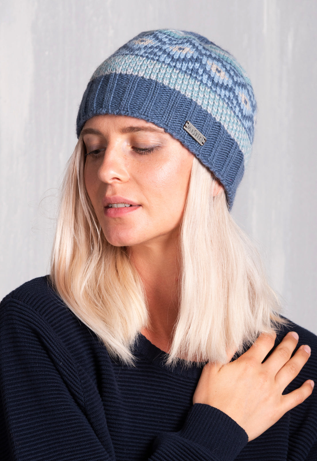 Shoma Beanie – Natürlich warm & mit traditionellem Muster Shoma Beanie – Natürlich warm & mit traditionellem Muster