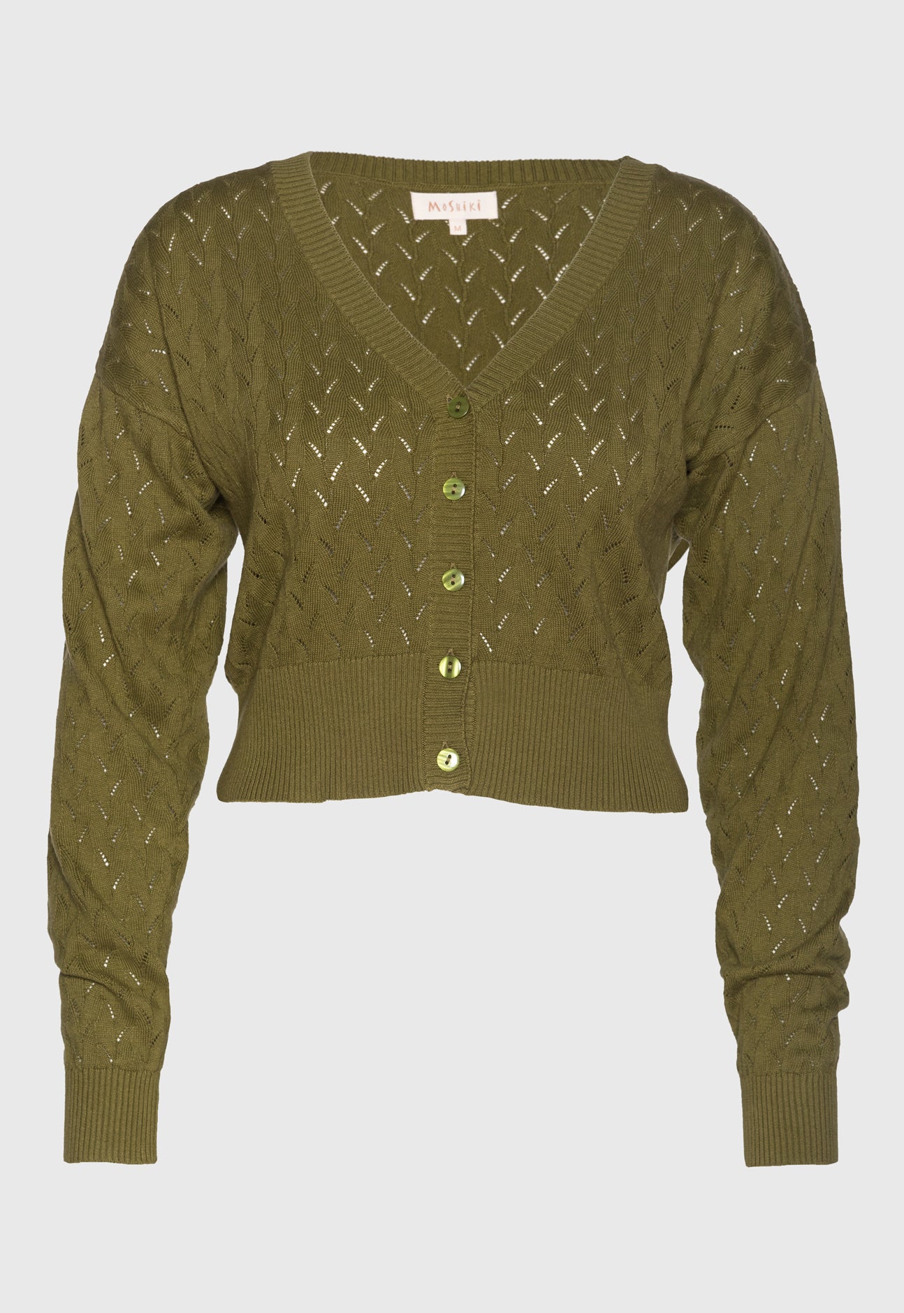 Tamani Ajour-Strickjacke GOTS-Zertifiziert Tamani Ajour-Strickjacke GOTS-Zertifiziert