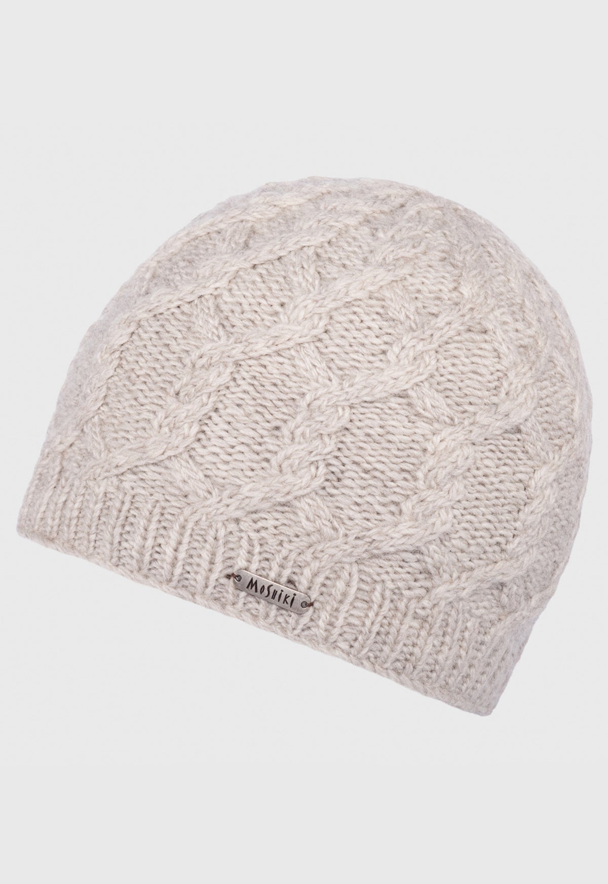 Umbin – handgemachte Cable-Beanie aus 100 % Naturwolle Umbin – handgemachte Cable-Beanie aus 100 % Naturwolle