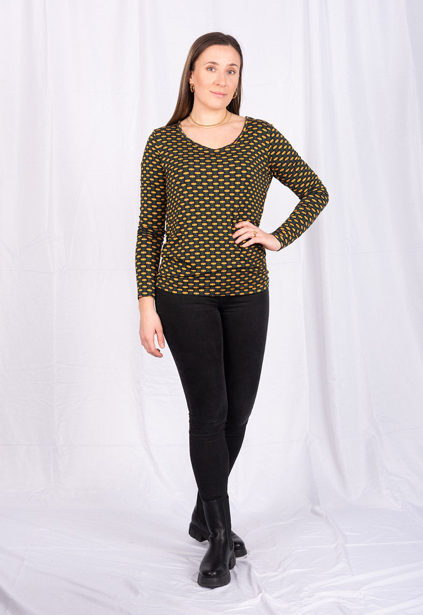 Tight round neck top - VT01W23 Tight round neck top - VT01W23