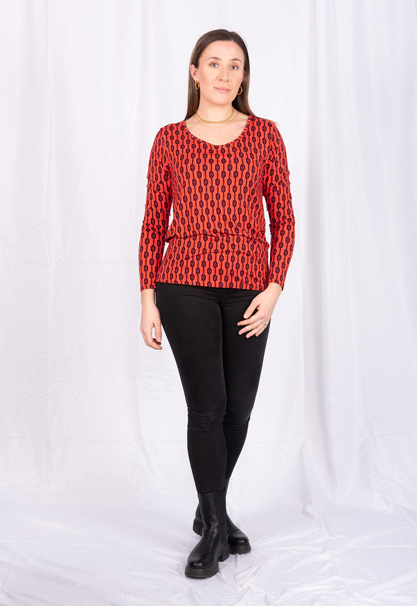 Tight round neck top - VT01W23 Tight round neck top - VT01W23