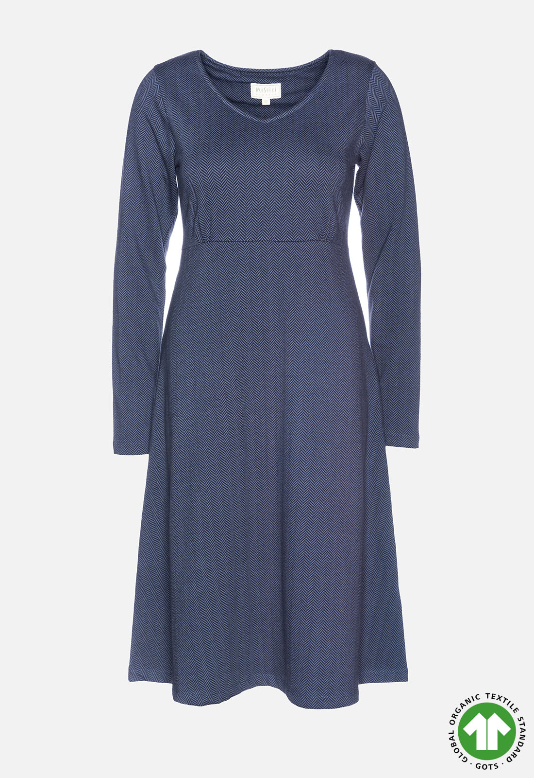 Flared V-neck dress - W24Dress-G5 Flared V-neck dress - W24Dress-G5