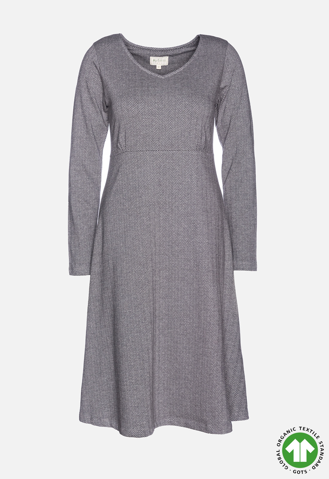 Flared V-neck dress - W24Dress-G5 Flared V-neck dress - W24Dress-G5