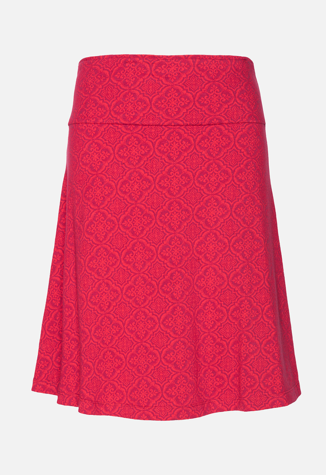 W25Skirt-G1 – Kurzer Jacquard-Rock aus Bio-Baumwolle – GOTS-zertifiziert