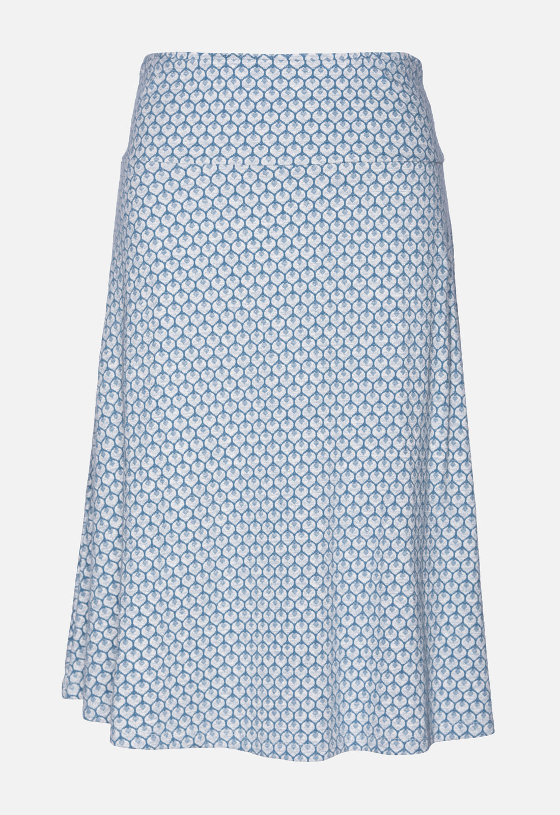 W25Skirt-G2 – Mittellanger Jacquard-Rock – GOTS-zertifiziert