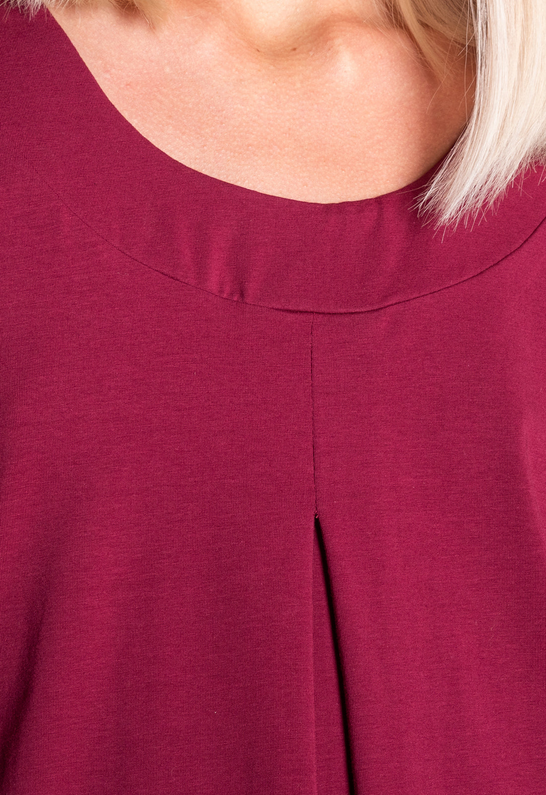 W25Top-G1 – Langes Jersey-Top mit Kellerfalte – GOTS-zertifiziert W25Top-G1 – Langes Jersey-Top mit Kellerfalte – GOTS-zertifiziert