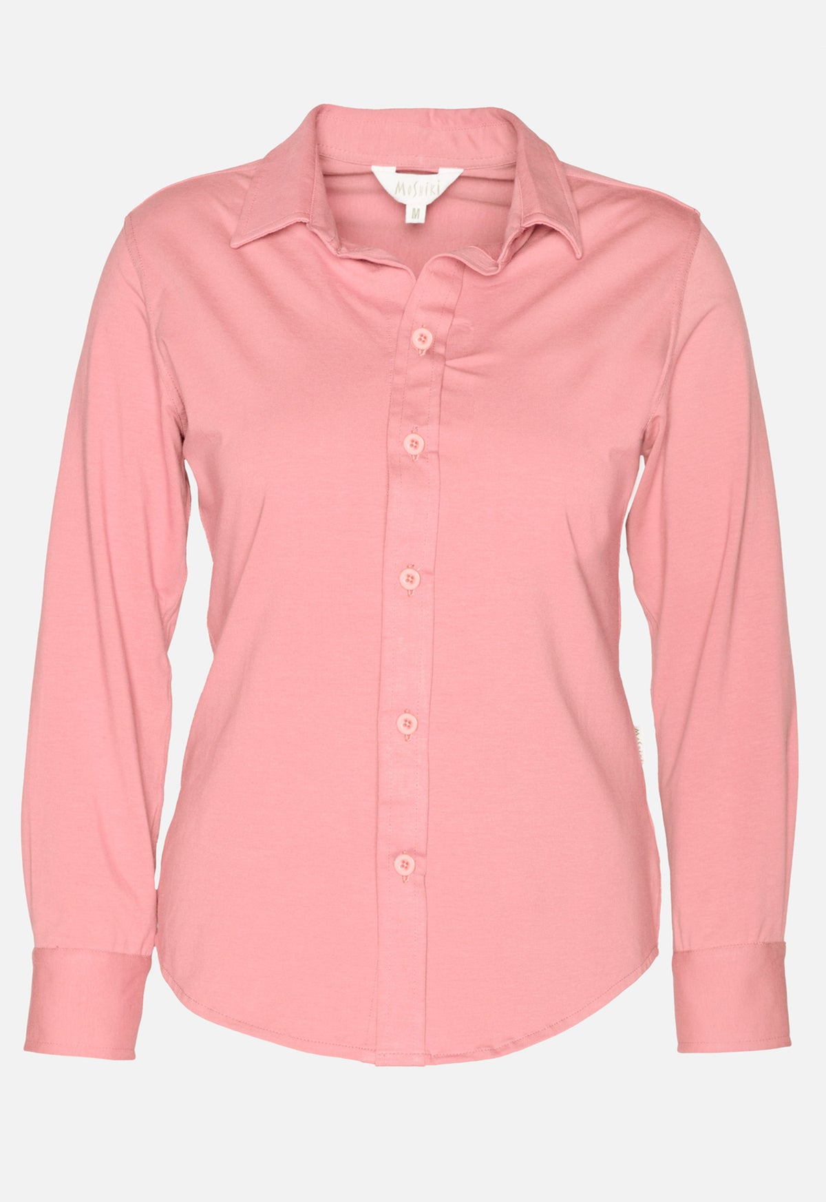 W26Blouse-G1 – Jerseybluse aus Bio-Baumwolle mit Kragen W26Blouse-G1 – Jerseybluse aus Bio-Baumwolle mit Kragen