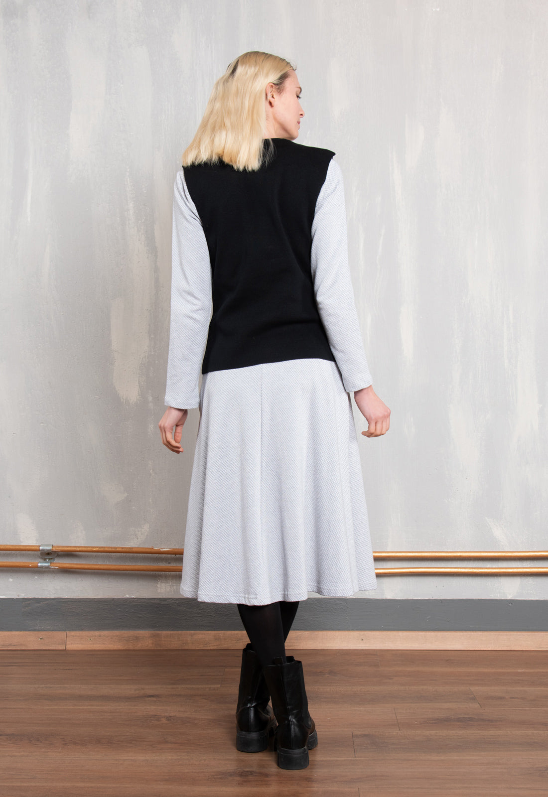 W26Skirt-G2 – GOTS A-Linien-Rock aus Bio-Baumwoll-Jacquard W26Skirt-G2 – GOTS A-Linien-Rock aus Bio-Baumwoll-Jacquard