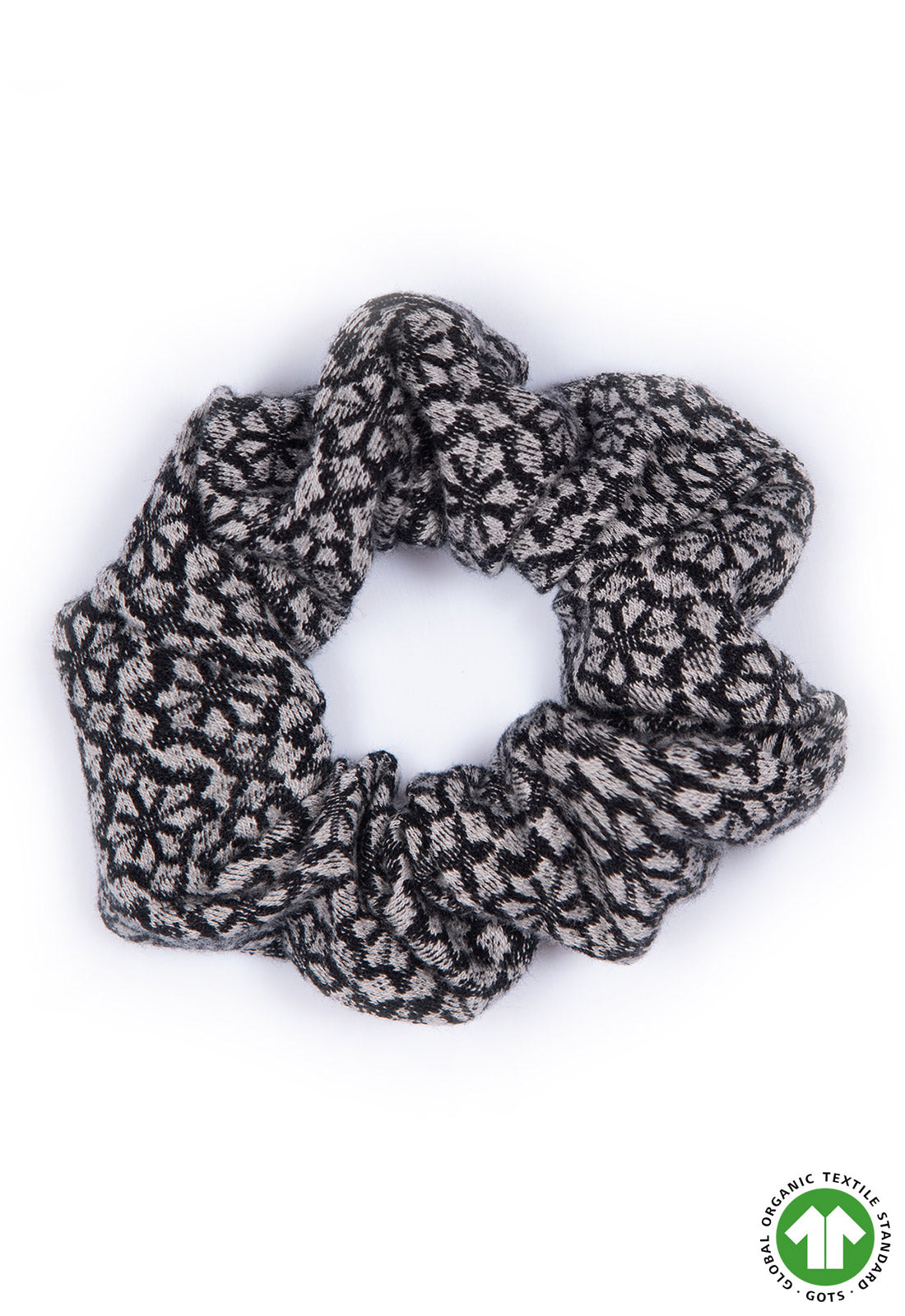 Hair tie scrunchie jacquard - GOTS certified - W24Scrunchie-G1 Hair tie scrunchie jacquard - GOTS certified - W24Scrunchie-G1