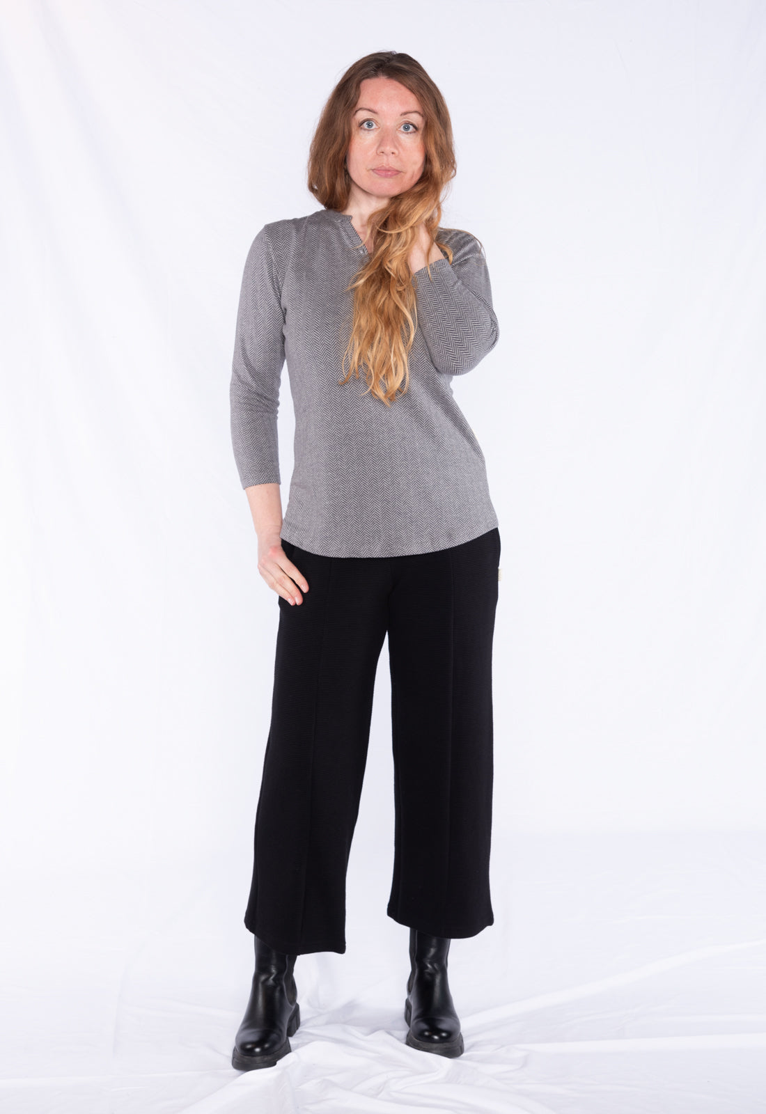 3/4 length culottes - GOTS certified - W24Pants-G3 3/4 length culottes - GOTS certified - W24Pants-G3