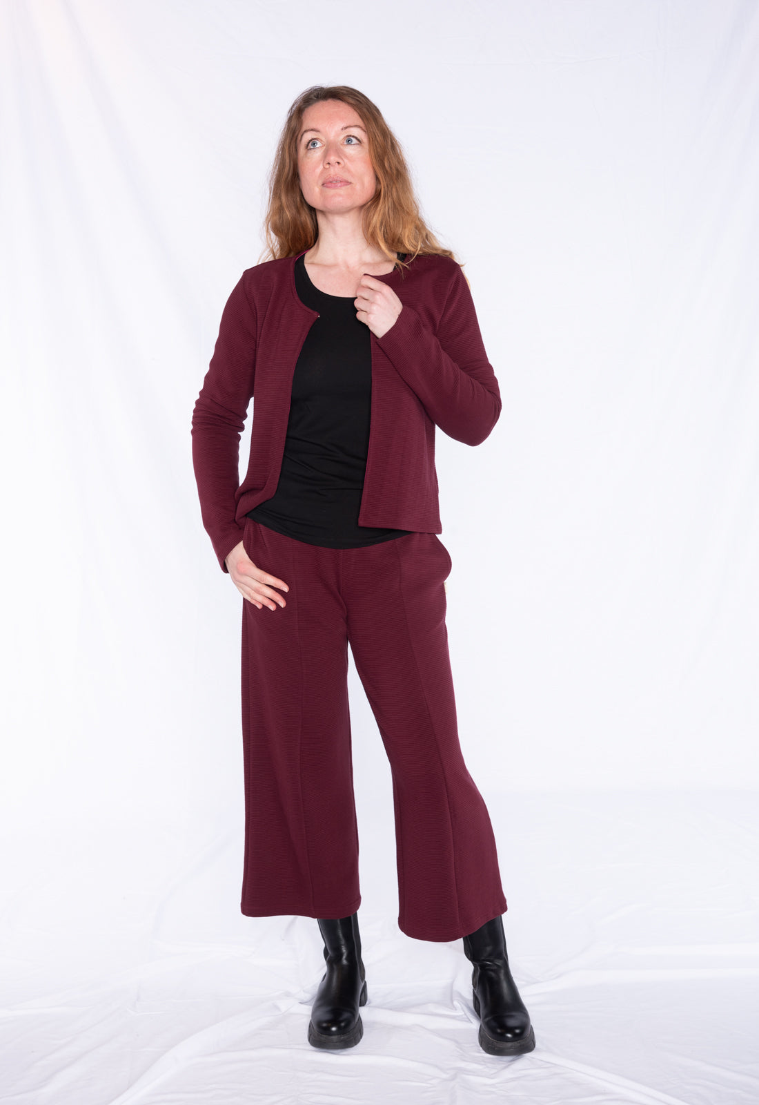 3/4 length culottes - GOTS certified - W24Pants-G3 3/4 length culottes - GOTS certified - W24Pants-G3