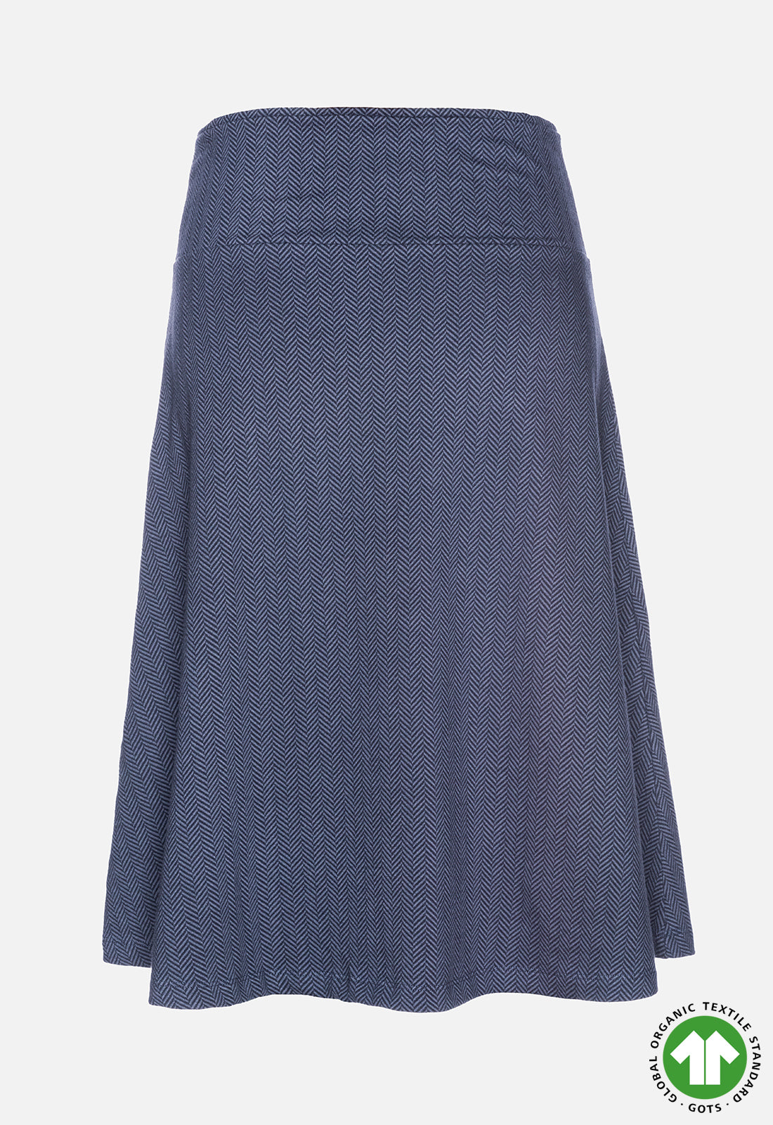 Flared midi-length skirt - GOTS certified - W24Skirt-G5 Flared midi-length skirt - GOTS certified - W24Skirt-G5