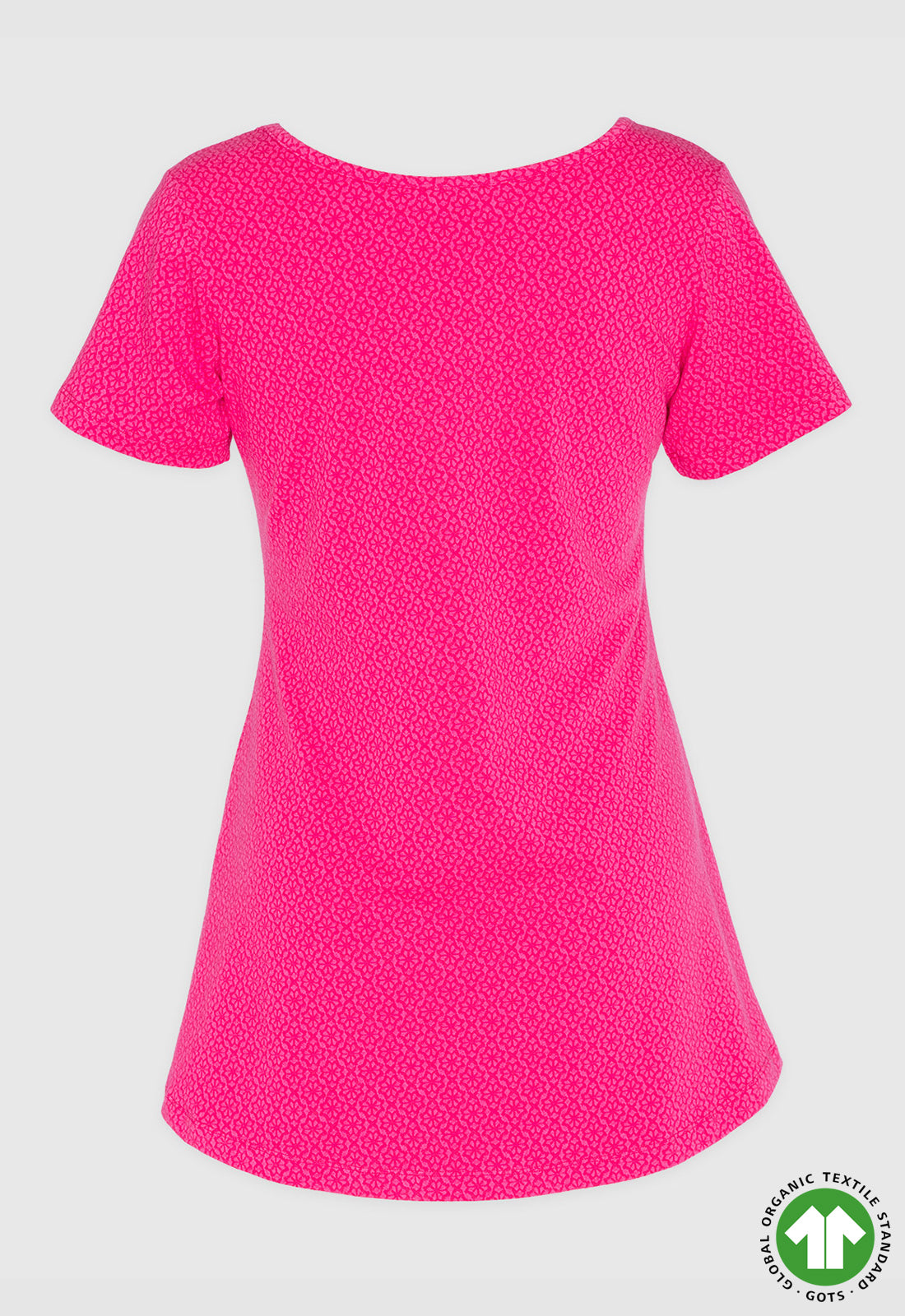 High-low round-neck T-shirt - S24Top-G9 High-low round-neck T-shirt - S24Top-G9