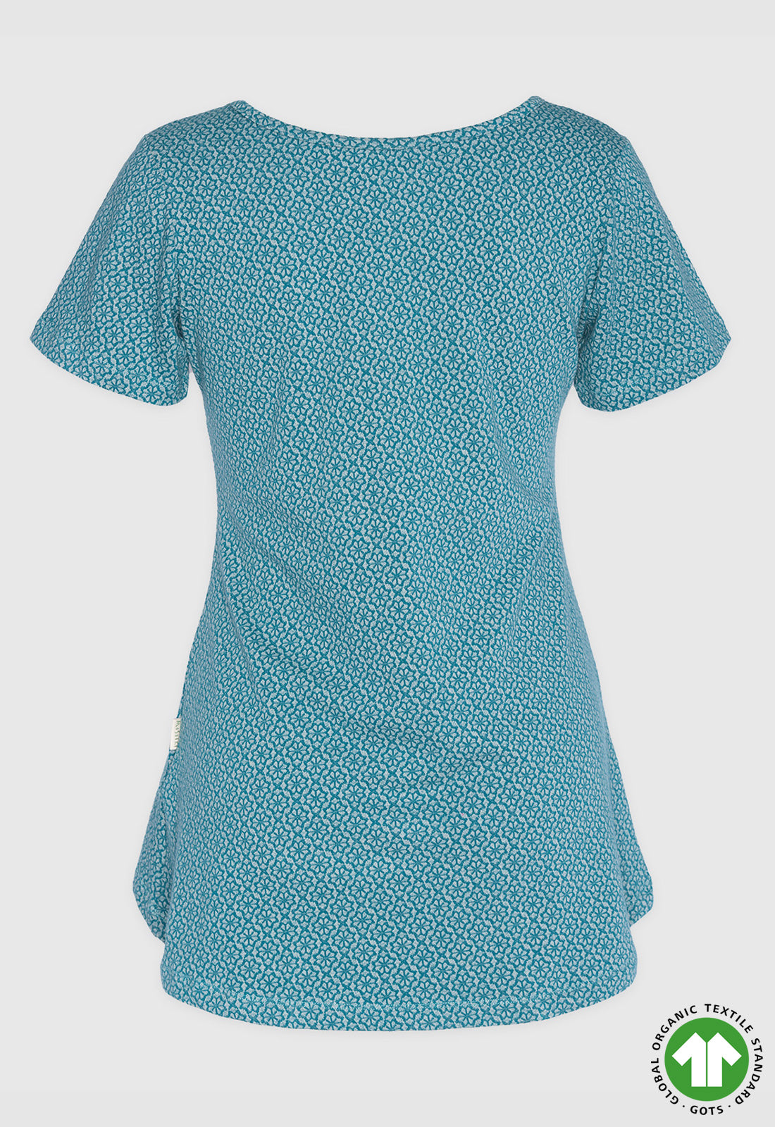 High-low round-neck T-shirt - S24Top-G9 High-low round-neck T-shirt - S24Top-G9