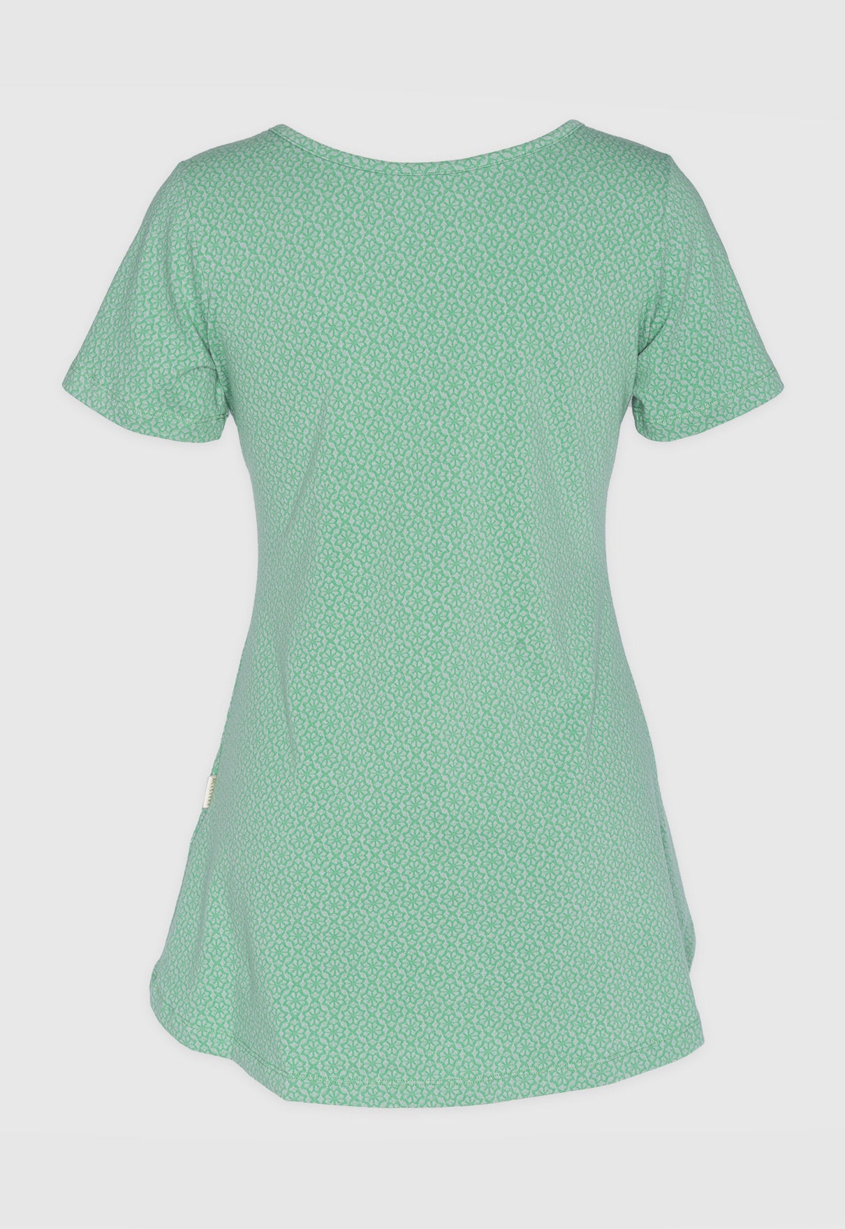 High-low round-neck T-shirt - S24Top-G9 High-low round-neck T-shirt - S24Top-G9