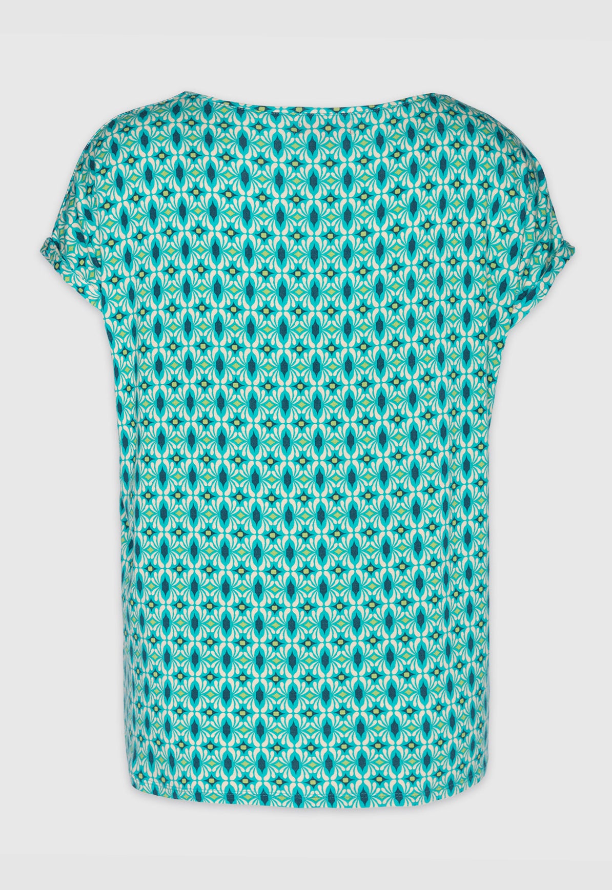 Boxy shirt with folded sleeves - S24Top-V3 Boxy shirt with folded sleeves - S24Top-V3
