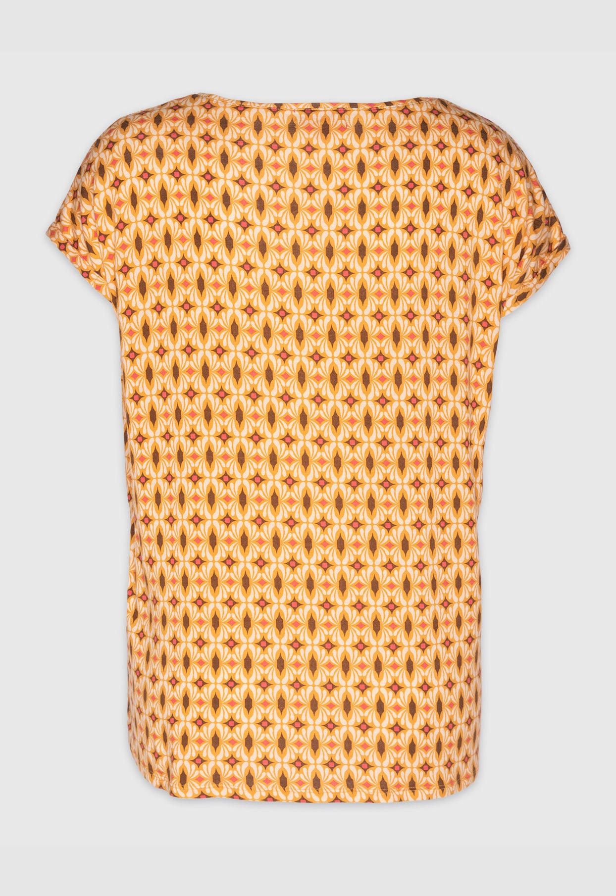 Boxy shirt with folded sleeves - S24Top-V3 Boxy shirt with folded sleeves - S24Top-V3