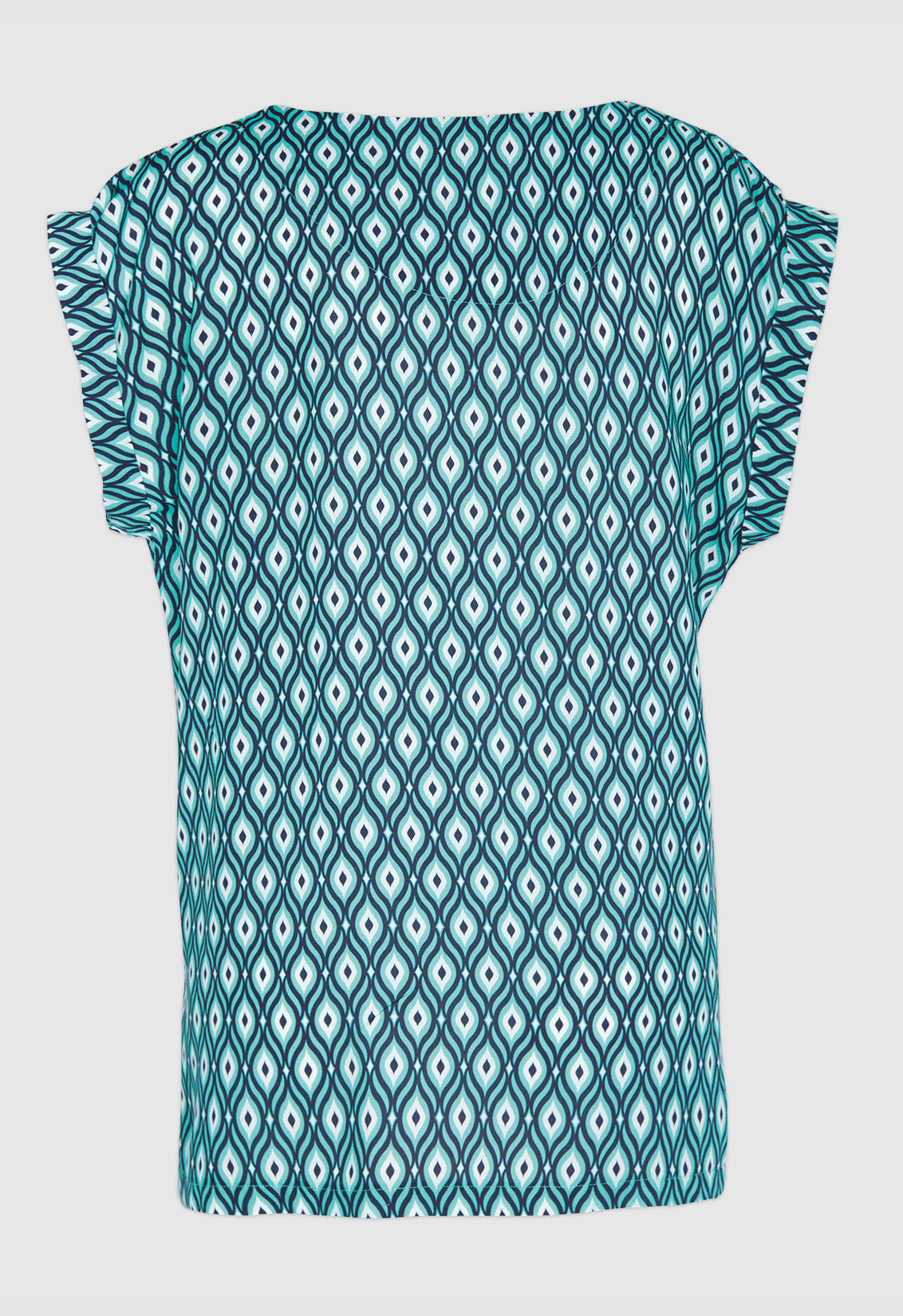 Locker geschnittenes T-Shirt aus Rayon - S24Top-R1 Locker geschnittenes T-Shirt aus Rayon - S24Top-R1