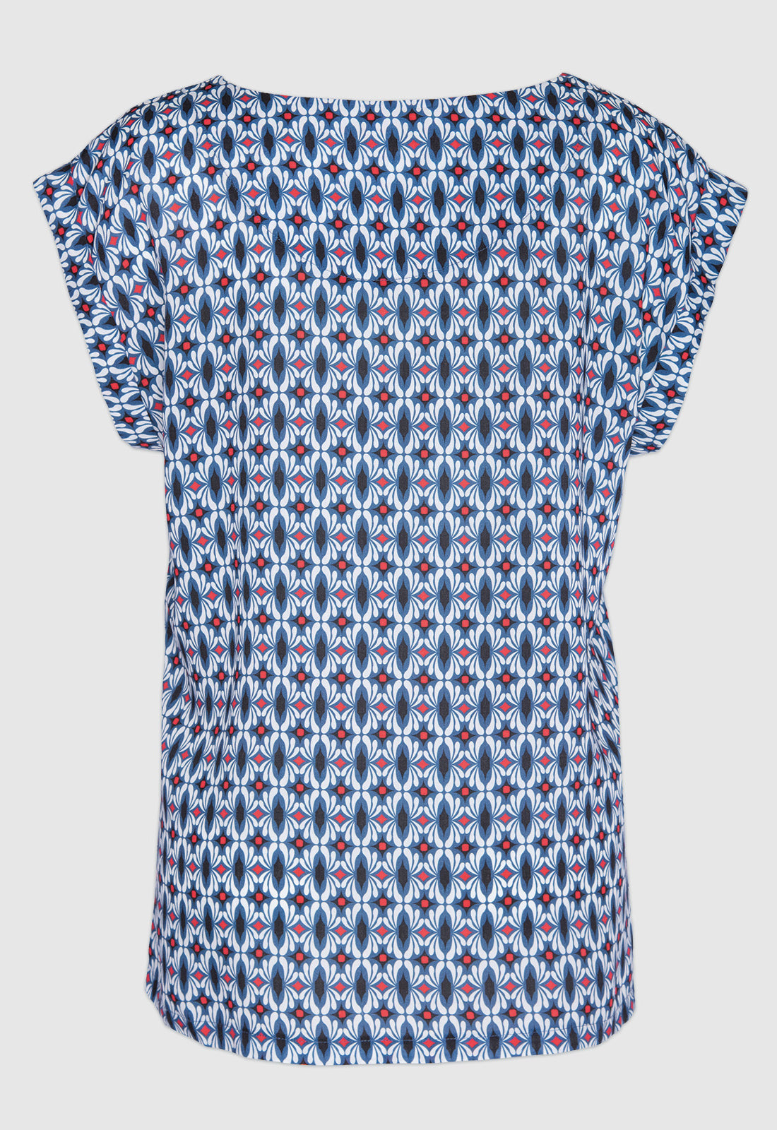 Locker geschnittenes T-Shirt aus Rayon - S24Top-R1 Locker geschnittenes T-Shirt aus Rayon - S24Top-R1