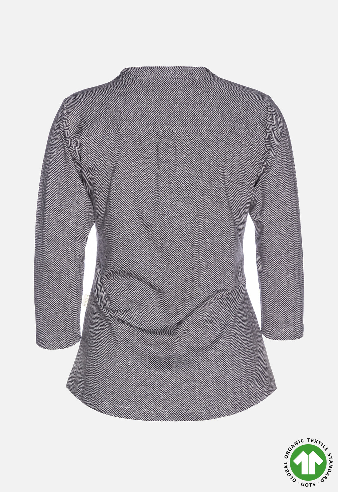 Short-sleeved shirt with button placket - GOTS certified - W24Top-G9 Short-sleeved shirt with button placket - GOTS certified - W24Top-G9