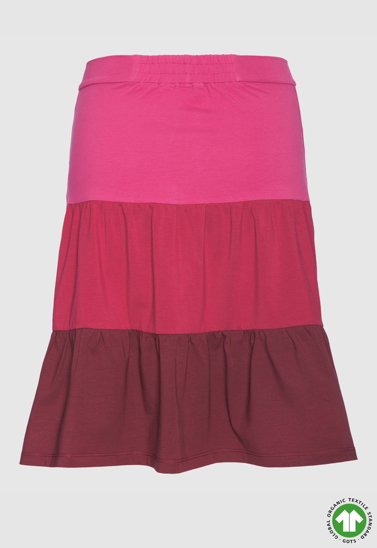 Kurzer Stufenrock GOTS - S24Skirt-G1 Kurzer Stufenrock GOTS - S24Skirt-G1
