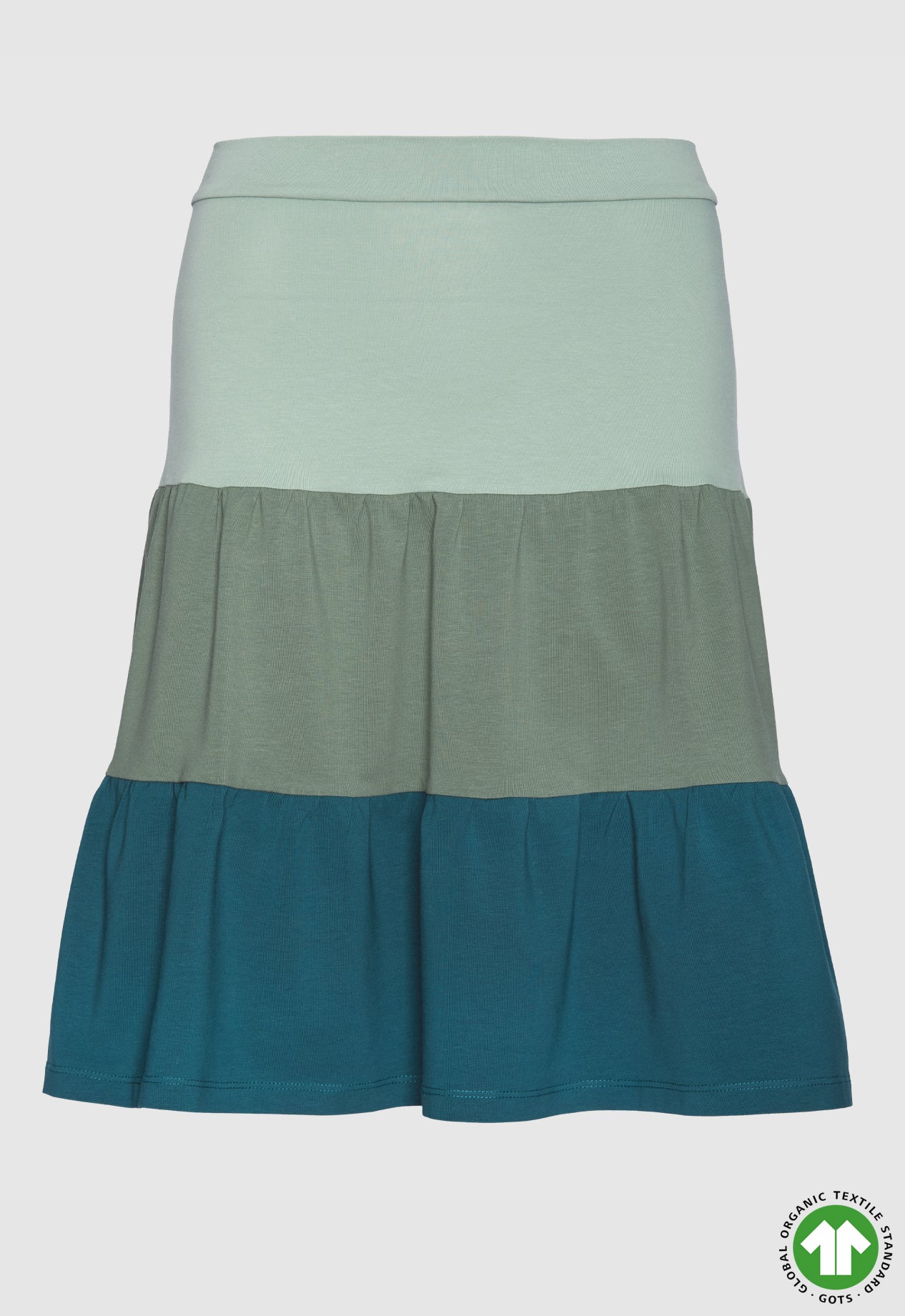 Kurzer Stufenrock GOTS - S24Skirt-G1 Kurzer Stufenrock GOTS - S24Skirt-G1