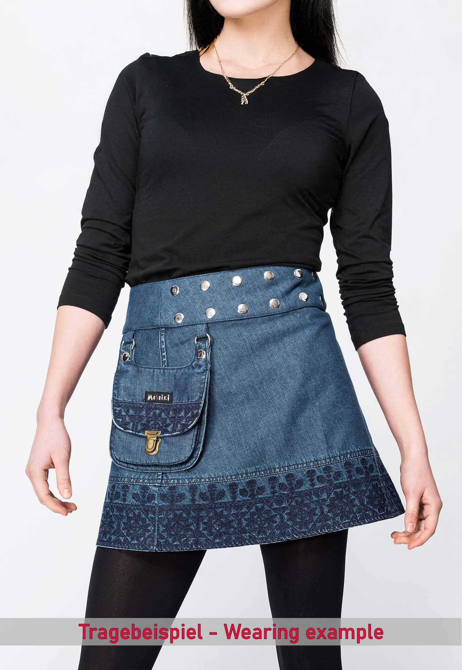 Hot Cookie 24 Denim 40cm 34220 Tragebeispiel Hot Cookie 24 Denim 40 cm Wickelrock