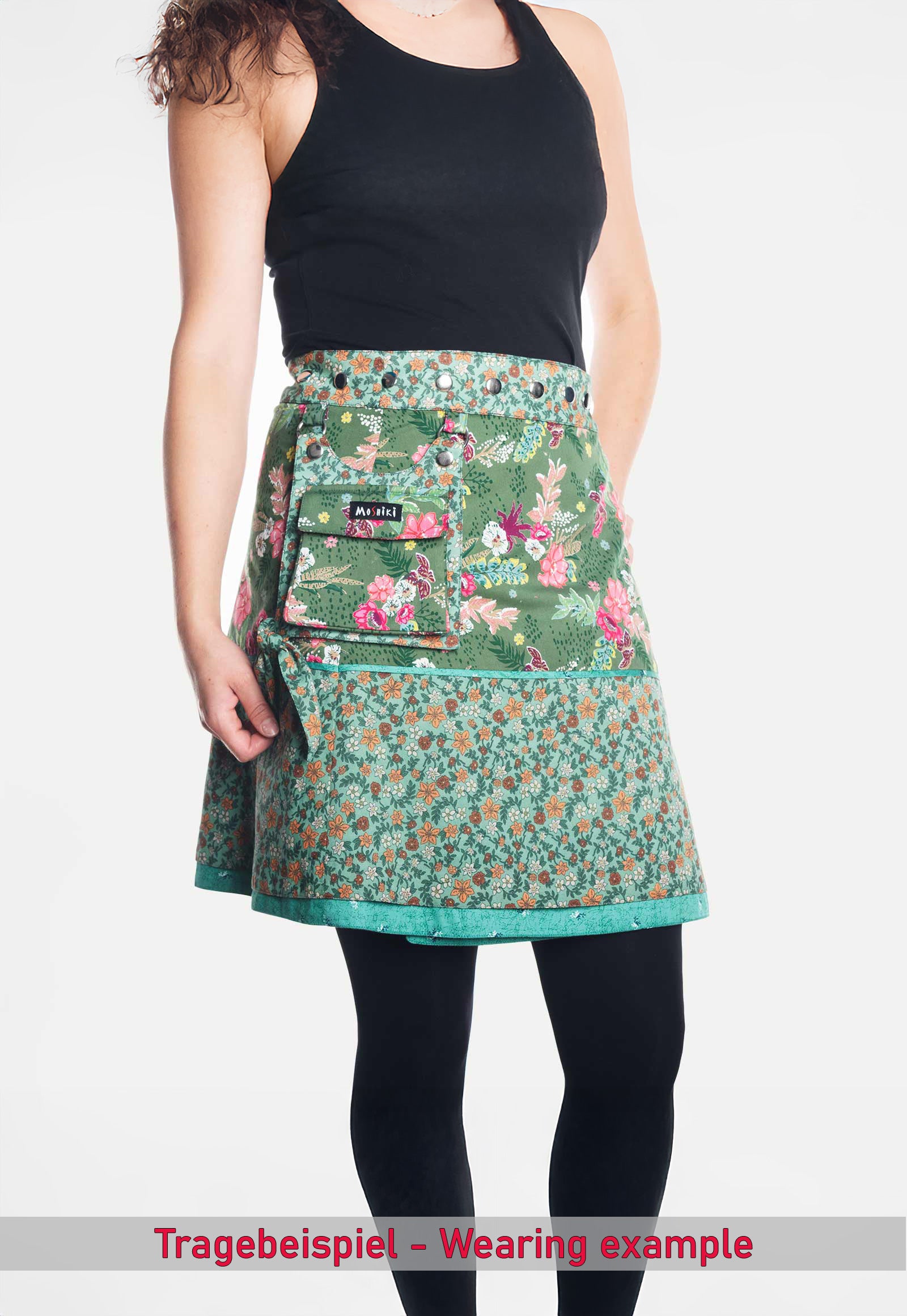 Hot Cookie 45 Cotton 50cm 34216 Tragebeispiel Hot Cookie 45 Cotton 50 cm. Das Fotomodell ist 1,70 m groß.