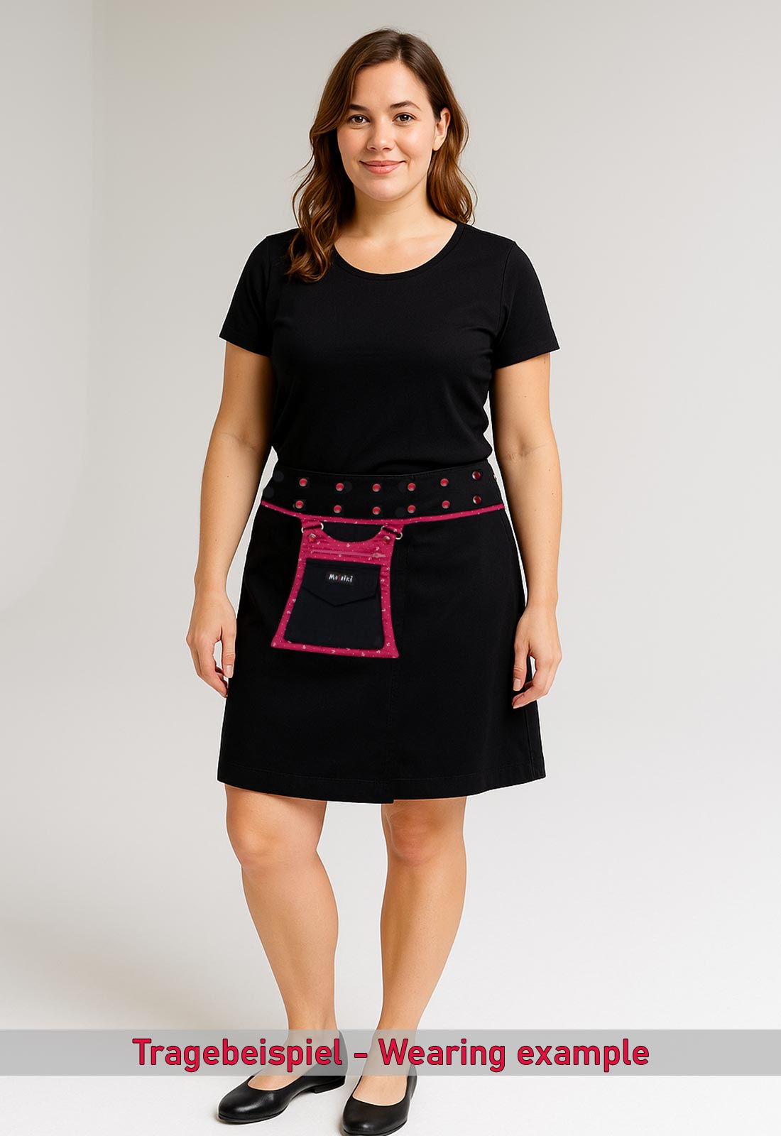 Hot Cookie XL 10 Cotton 50cm 34075 Tragebeispiel Hot Cookie XL 10 Cotton 50 cm Wickelrock - AI