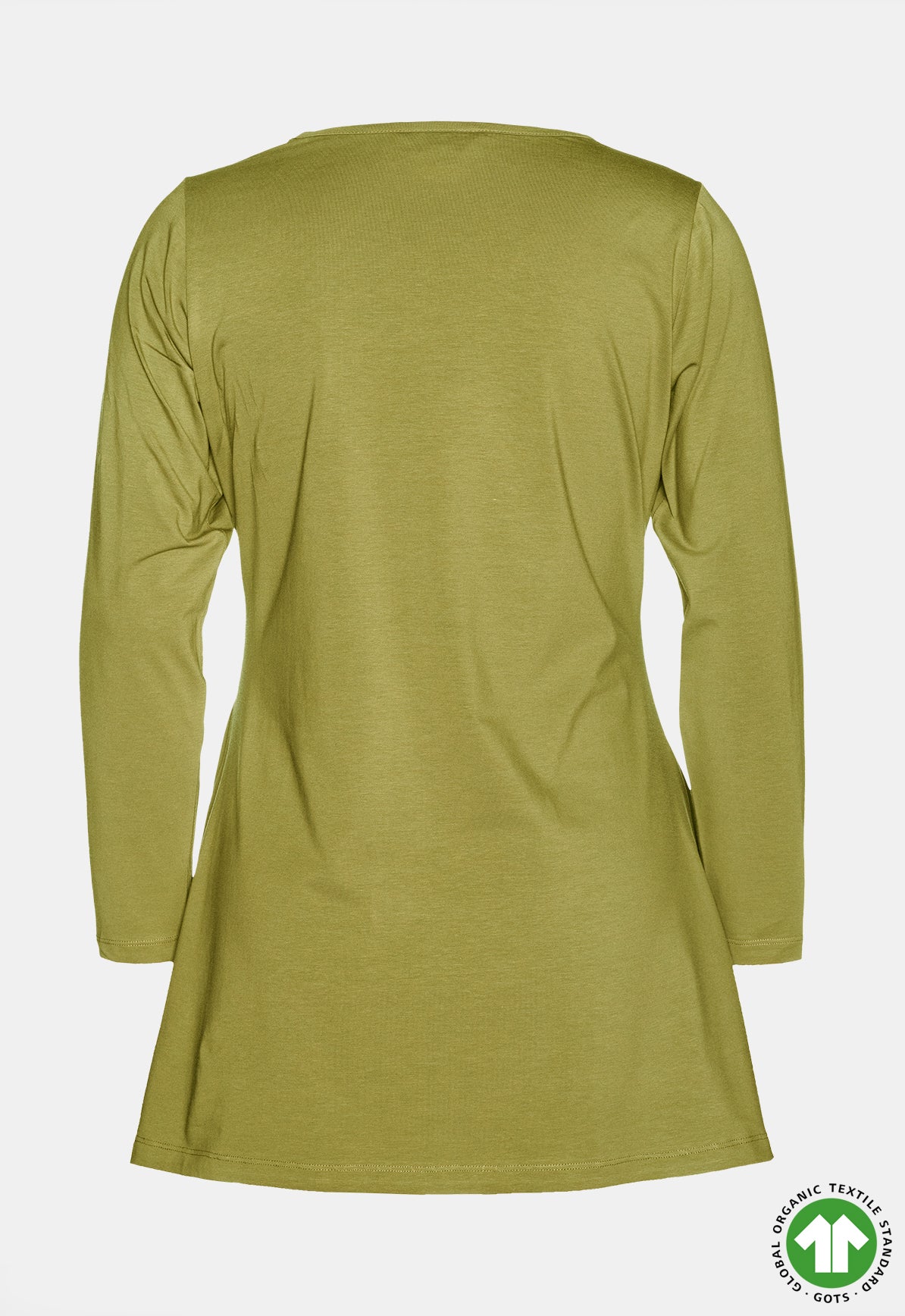 Long-sleeved V-neck shirt - GOTS certified - W24Top-G1 Long-sleeved V-neck shirt - GOTS certified - W24Top-G1
