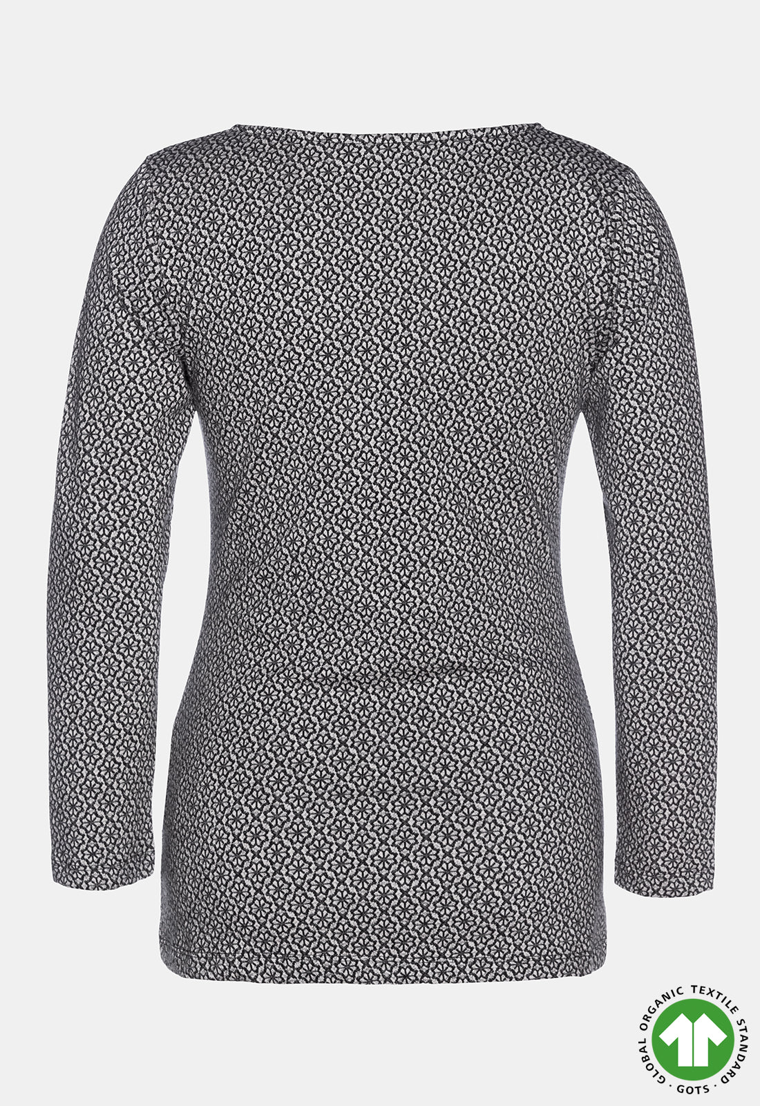 Figure-hugging long-sleeved top with round neck - GOTS certified - W24Top-G4 Figure-hugging long-sleeved top with round neck - GOTS certified - W24Top-G4