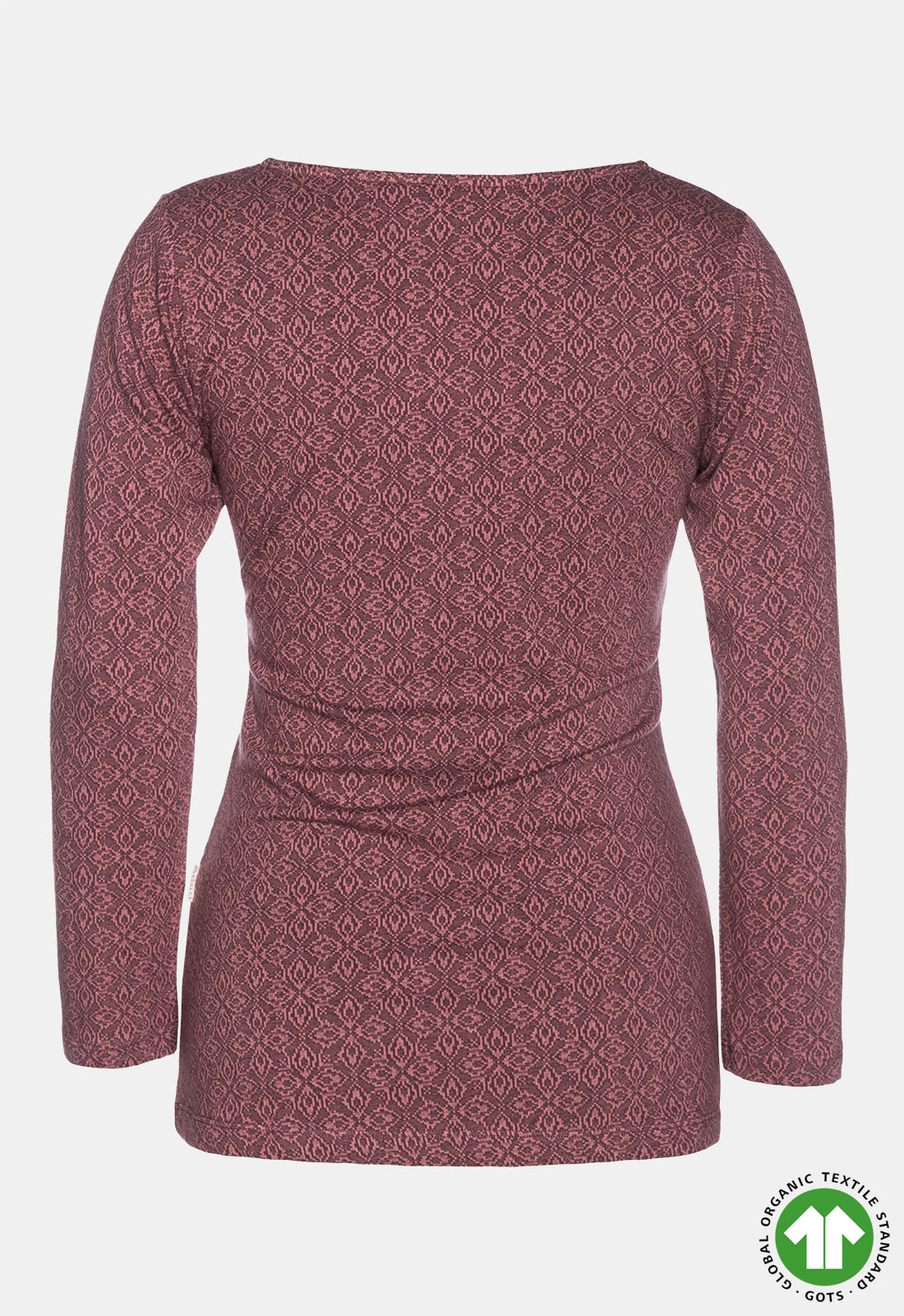 Figure-hugging long-sleeved top with round neck - GOTS certified - W24Top-G4 Figure-hugging long-sleeved top with round neck - GOTS certified - W24Top-G4