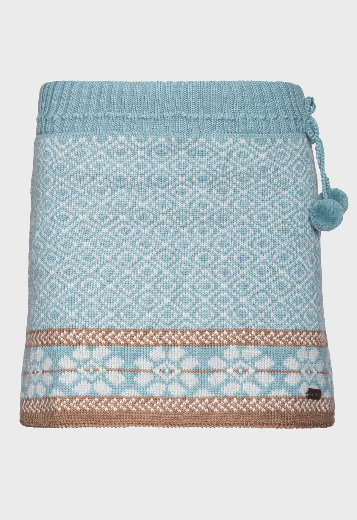 Aarav Skirt – gemusterter Strickrock aus 100 % Wolle
