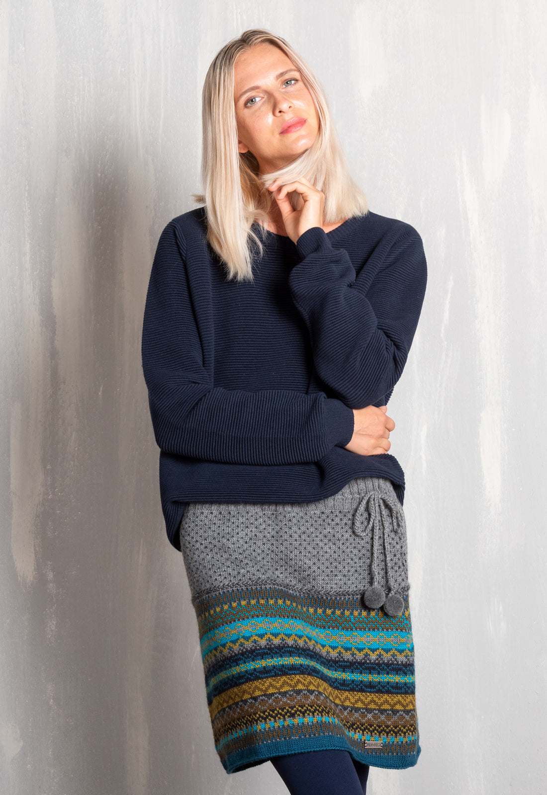 Alisaa Skirt Strickrock aus 100% Naturwolle