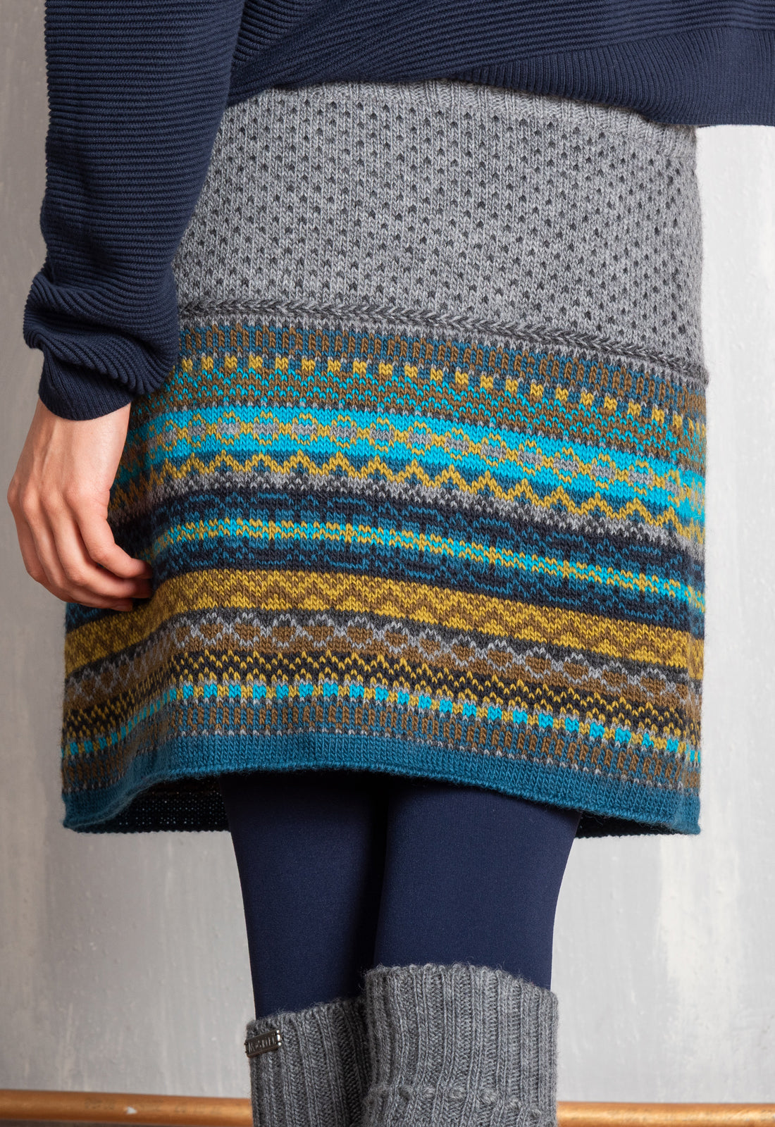 Alisaa Skirt Strickrock aus 100% Naturwolle