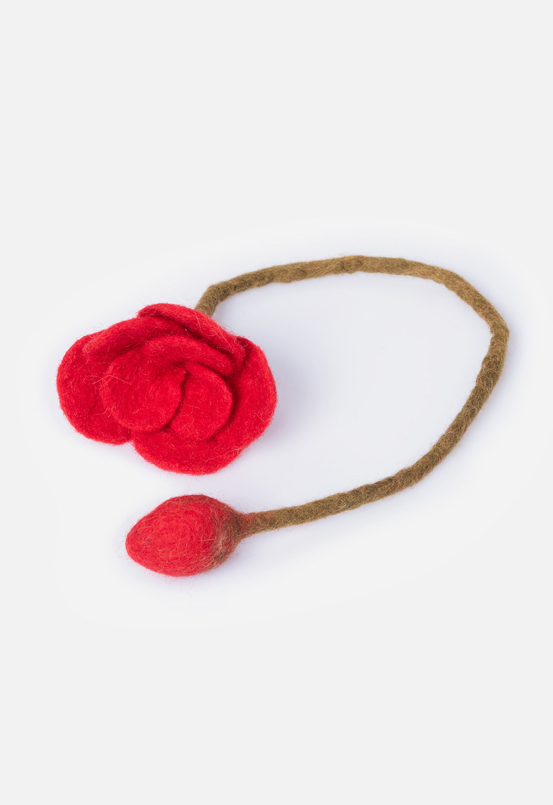 Bloom Tie – Filzblume mit Liebe handgefertigt