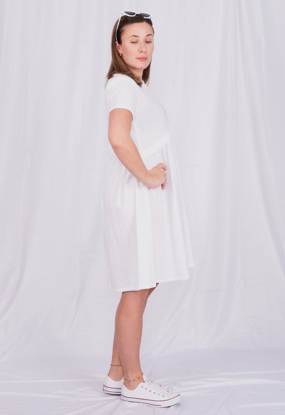 A-Linien Kleid mit T-Shirtärmeln - CD01S23