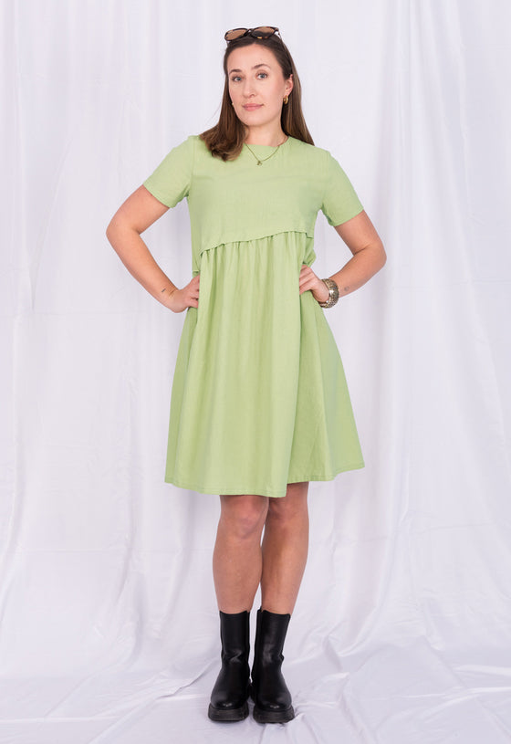 A-Linien Kleid mit T-Shirtärmeln - CD01S23