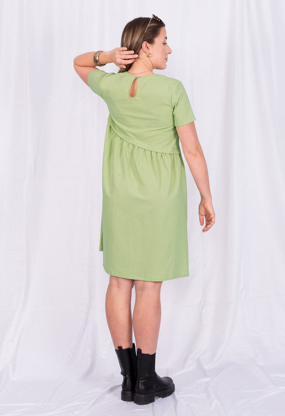 A-Linien Kleid mit T-Shirtärmeln - CD01S23