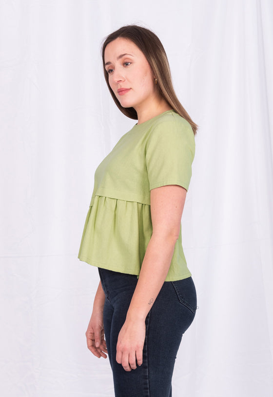 Shirt mit asymmetrischem Saum - CT01S23