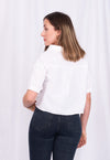 Kurze Hemdbluse mit Knopfleiste - CT02S23