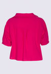Kurze Hemdbluse mit Knopfleiste - CT02S23