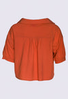 Kurze Hemdbluse mit Knopfleiste - CT02S23