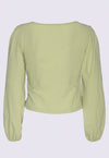 Wickelbluse mit weiten Ärmeln - CT05S23