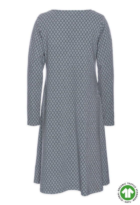 Kleid mit langen Ärmeln - GOTS zertifiziert - GD01W23