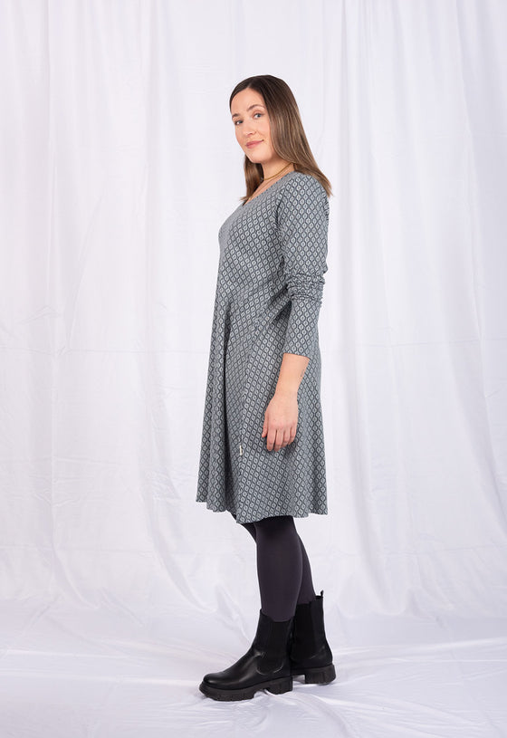 Kleid mit langen Ärmeln - GOTS zertifiziert - GD01W23