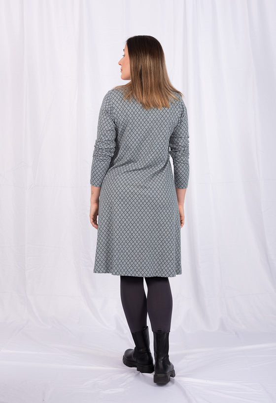 Kleid mit langen Ärmeln - GOTS zertifiziert - GD01W23