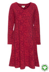 Kleid mit langen Ärmeln - GOTS zertifiziert - GD01W23