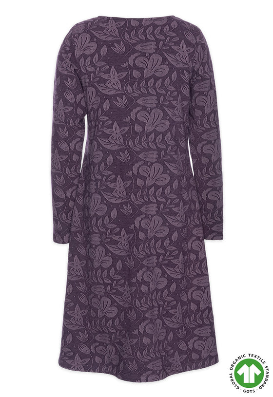 Kleid mit langen Ärmeln - GOTS zertifiziert - GD01W23