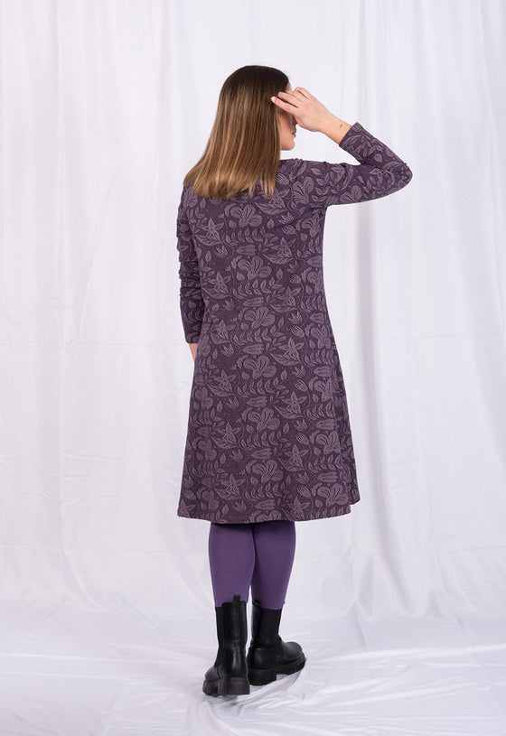 Kleid mit langen Ärmeln - GOTS zertifiziert - GD01W23